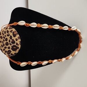 nautical ocean life conche shell necklace